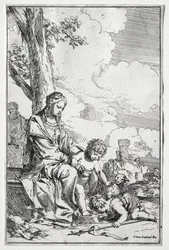 Heilige Familie mit dem kleinen Johannes