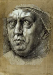 Kopf von Papst Leo X.