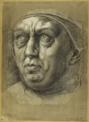 Kopf von Papst Leo X.