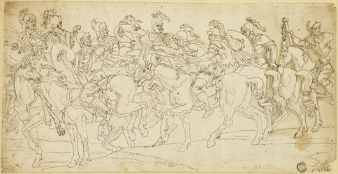 Römische Kavallerie auf dem Marsch