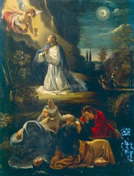 Jesus im Garten, Szene aus der Passion Jesu von Giuseppe Cesari (1568-1640)