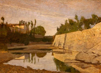 Der Mugnone bei Cure (Florenz)