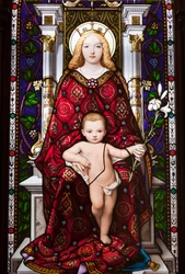 Thronende Madonna