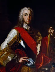Porträt von Karl III. von Bourbon, König von Spanien, später Karl VII. als König von Neapel