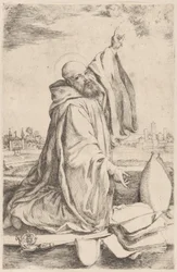 Ein heiliger Bischof des Benediktinerordens, 1620-30