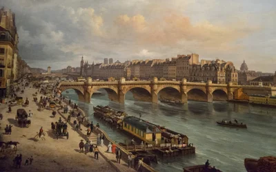 Le Pont-Neuf und die Stadt Paris