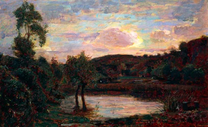 Sonnenuntergang in Engadina