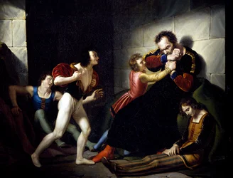 Graf Ugolino beißt sich in die Hände