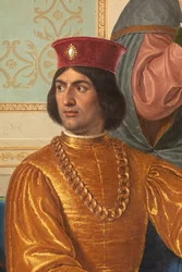 Der Hof von Ludovico il Moro (Detail)