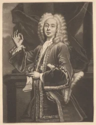 Colley Cibber, um 1700-1725 (Stich)
