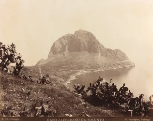 Ansicht von Capo Zafferano von Solunto, Palermo