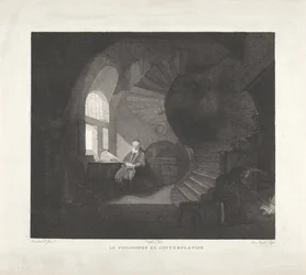 Meditierender Philosoph