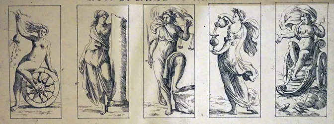 Tarotkarten aus dem 17. Jahrhundert von Giuseppe Maria Mitelli