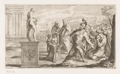 Aeneas opfert Apollo