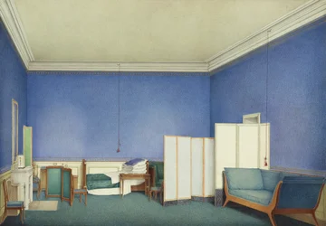 Schlafzimmer von General Graf Adam Albert von Neipperg, zweiter Ehemann von Marie Louise von Parma