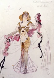 Mata Hari Kostüm entworfen von Giuseppe Palanti für den Ball 