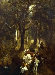 Weiden in Fontainebleau