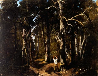 Der Holzfäller in Fontainebleau