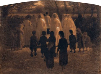 Das tote Kind (Il morticino) von Giuseppe Pellizza da Volpedo