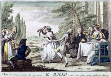 Il Ballo Der Tanz, 1790