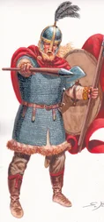 Barbarenführer (Westgote, Gote oder Vandale)