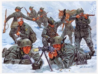 Zweiter Weltkrieg: Italienische Gebirgsjäger 