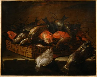 Stillleben mit Fisch