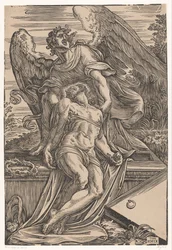 Engel mit dem Körper von Christus