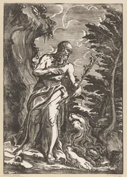 Heiliger Hieronymus in der Wildnis