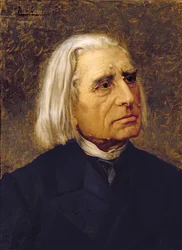 Porträt von Franz Liszt (1811-86)
