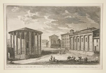 Ruinen in der Nähe der Ponte Palatino