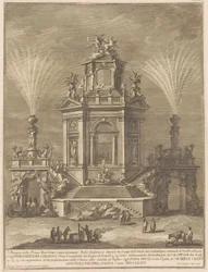 Die Prima Macchina für die Chinea von 1776: Ein Lustschloss