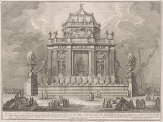Die Zweite Maschine für die Chinea von 1773: Die Zubereitung von Theriak in Venedig