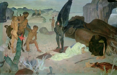 Ruhe auf der Flucht nach Ägypten, ca. 1922