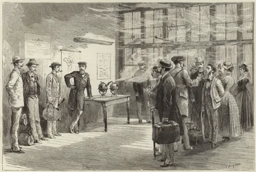 Die Cholera in Europa (Gravur)