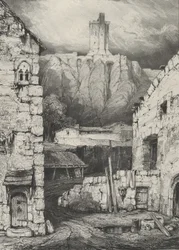 Donjon des Château de Polignac, 1830