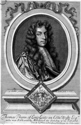 Thomas Thynne von Longleat (1648-82), graviert von Robert White (1645-1703)