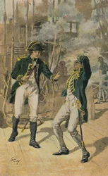 Nelson bei der Schlacht am Nil