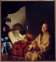 Der Philosoph in Meditation