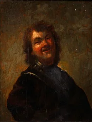 Rembrandt lachend, 1658