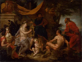 Der Wettstreit zwischen Apollo und Pan