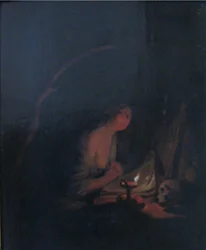 Die reuige Heilige Maria Magdalena
