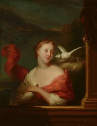 Junge Frau mit Tauben (Venus?)