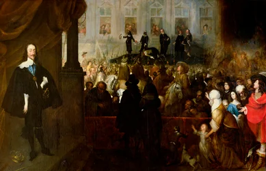 Hinrichtung Karls I. (1600-49) in Whitehall, 30. Januar 1649