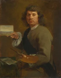 Sehsinn (Porträt von Robert van den Hoecke). Aus der Serie Die fünf Sinne
