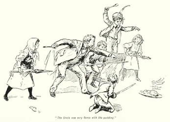 Illustration für Die Schatzsucher von E. Nesbit