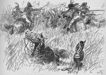 Das Pferd des Generals fiel in einen Graben, 1896, 1902
