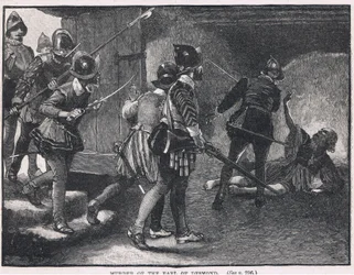 Die Ermordung des Earl of Desmond 1575