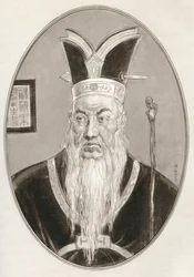 Konfuzius, aus Living Biographies of Religious Leaders