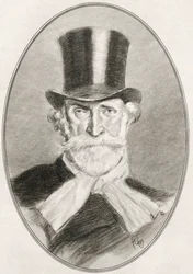 Giuseppe Fortunino Francesco Verdi, aus Living Biographies of Great Composers